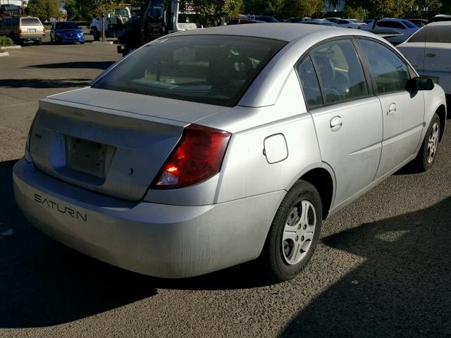 1G8AJ52F64Z169418 - 2004 SATURN ION LEVEL SILVER photo 4