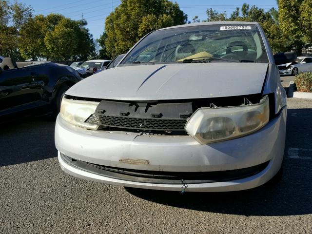 1G8AJ52F64Z169418 - 2004 SATURN ION LEVEL SILVER photo 9