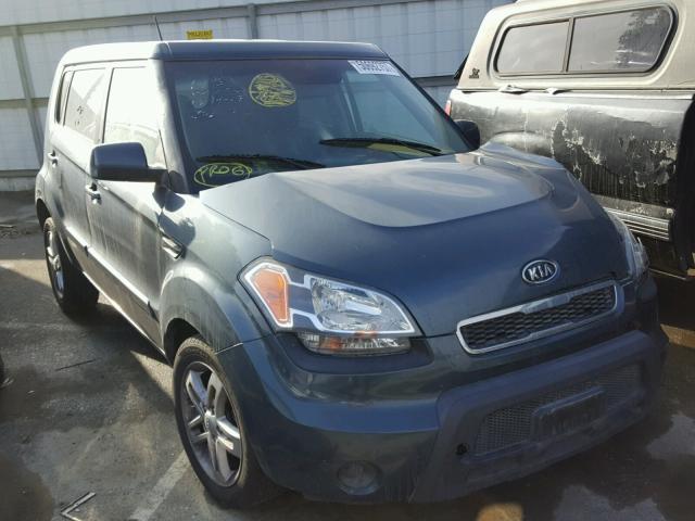 KNDJT2A29B7204135 - 2011 KIA SOUL + GRAY photo 1