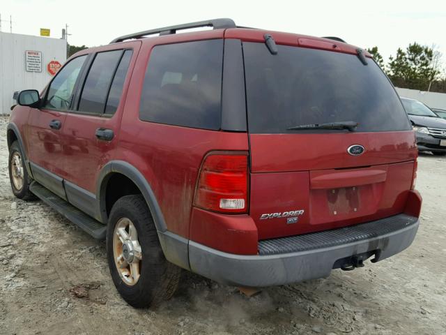 1FMZU73K63UA83475 - 2003 FORD EXPLORER X Qırmızı foto 3
