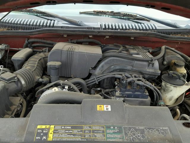 1FMZU73K63UA83475 - 2003 FORD EXPLORER X Qırmızı foto 7