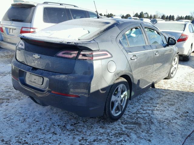 1G1RA6E48DU134216 - 2013 CHEVROLET VOLT GRAY photo 4