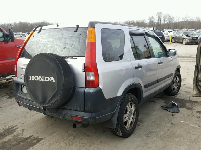 JHLRD78872C081405 - 2002 HONDA CR-V EX SILVER photo 4