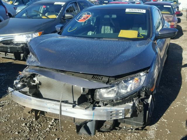 2HGFC4B5XHH306956 - 2017 HONDA CIVIC LX GRAY photo 2