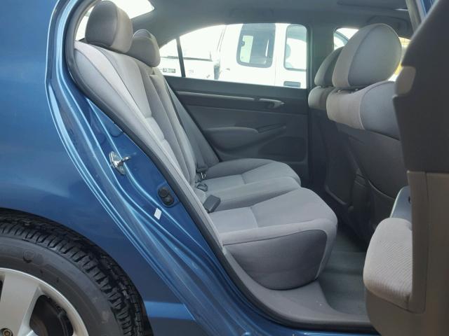 1HGFA16827L089011 - 2007 HONDA CIVIC EX ლურჯი ფოტო 6