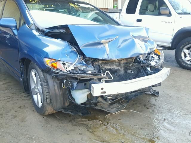 1HGFA16827L089011 - 2007 HONDA CIVIC EX ლურჯი ფოტო 9