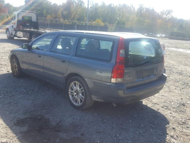 YV1SW58D711025477 - 2001 VOLVO V70 2.4T BLUE photo 3