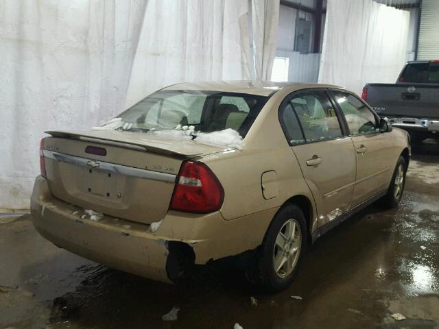 1G1ZT548X5F242481 - 2005 CHEVROLET MALIBU LS TAN photo 4