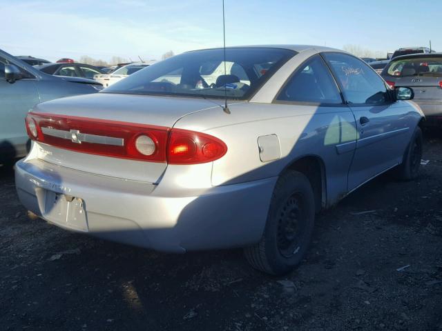 1G1JC12F037144199 - 2003 CHEVROLET CAVALIER SILVER photo 4