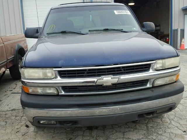 1GNEK13V62R312407 - 2002 CHEVROLET TAHOE K150 BLUE photo 10