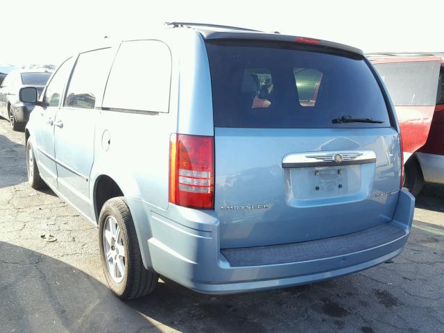 2A4RR5D11AR232606 - 2010 CHRYSLER TOWN & COU BLUE photo 3