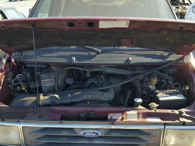 1FMDA31U7RZA49797 - 1994 FORD AEROSTAR MAROON photo 7