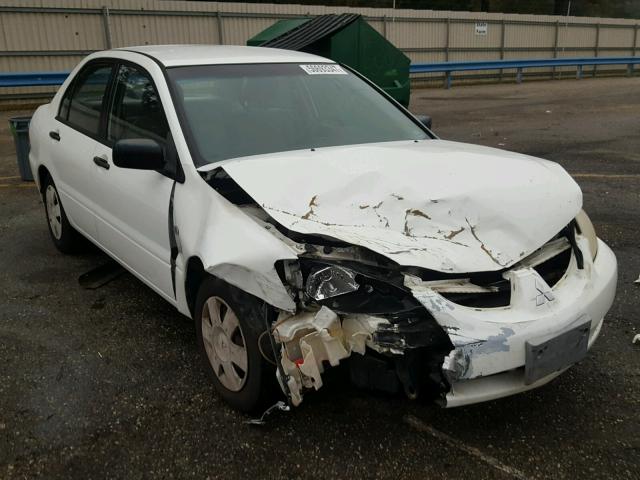 JA3AJ26E35U034237 - 2005 MITSUBISHI LANCER ES WHITE photo 1