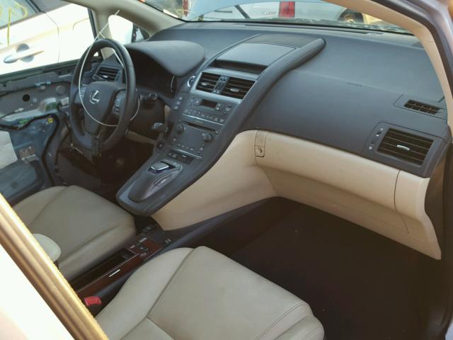 JTHBB1BA9A2005877 - 2010 LEXUS HS 250H BLUE photo 5