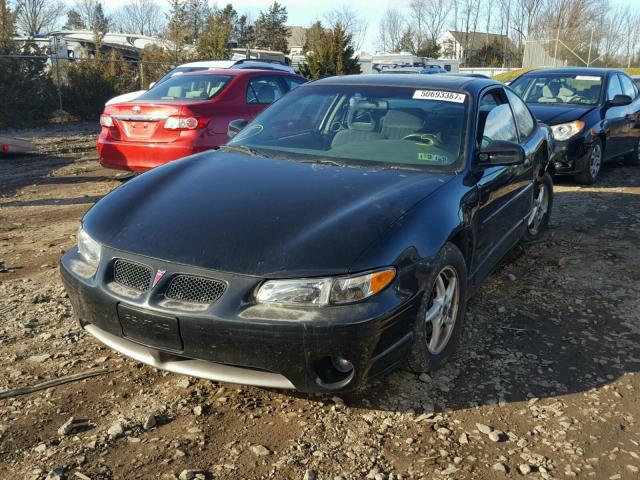 1G2WP12K0YF344273 - 2000 PONTIAC GRAND PRIX BLACK photo 2