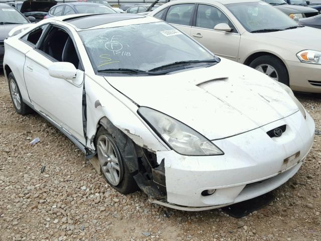 JTDDR32T010102223 - 2001 TOYOTA CELICA GT WHITE photo 9