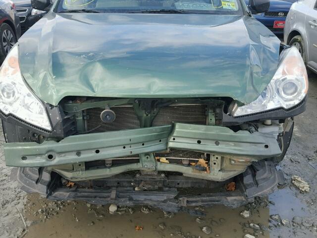 4S4BRBAC7C3219622 - 2012 SUBARU OUTBACK 2. GREEN photo 9