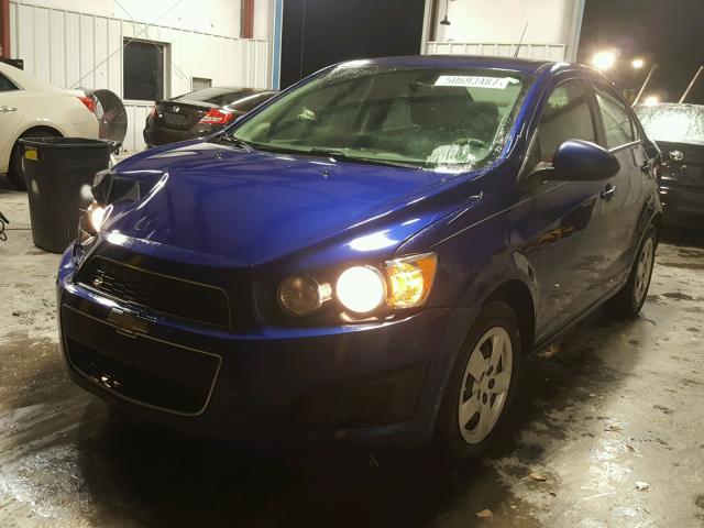 1G1JA5SH2E4166594 - 2014 CHEVROLET SONIC LS 蓝色 照片 2
