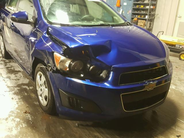 1G1JA5SH2E4166594 - 2014 CHEVROLET SONIC LS BLUE photo 9