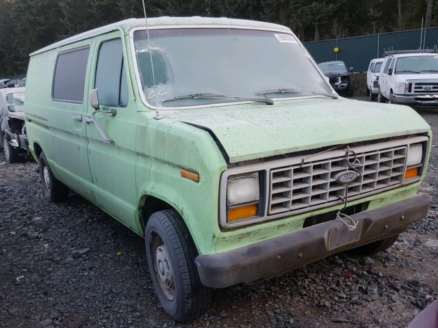 1FTDE14N2GHB42781 - 1986 FORD ECONOLINE GREEN photo 1