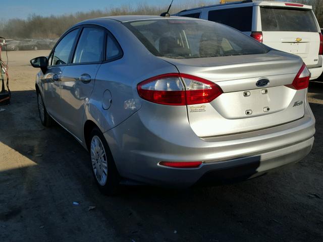 3FADP4AJ9EM179791 - 2014 FORD FIESTA S SILVER photo 3