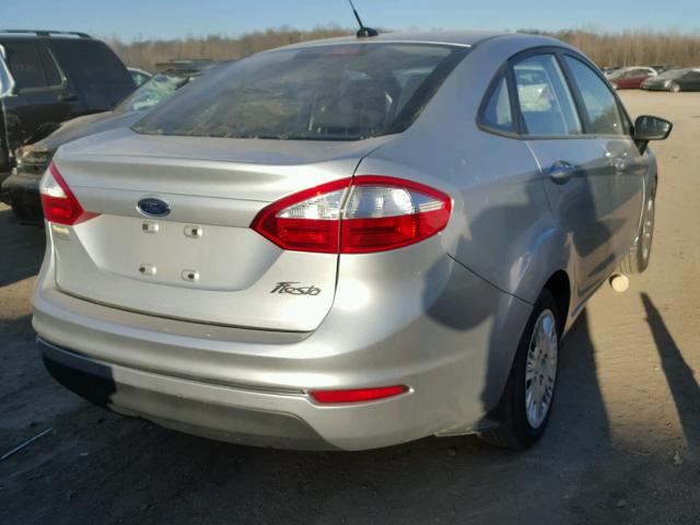 3FADP4AJ9EM179791 - 2014 FORD FIESTA S SILVER photo 4