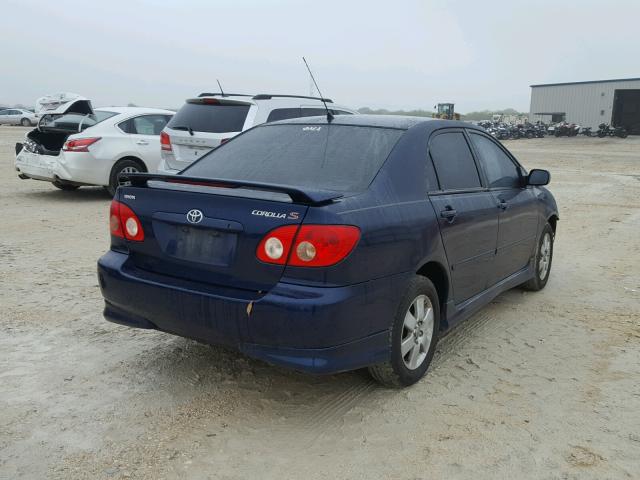 1NXBR32E66Z738455 - 2006 TOYOTA COROLLA CE BLUE photo 4