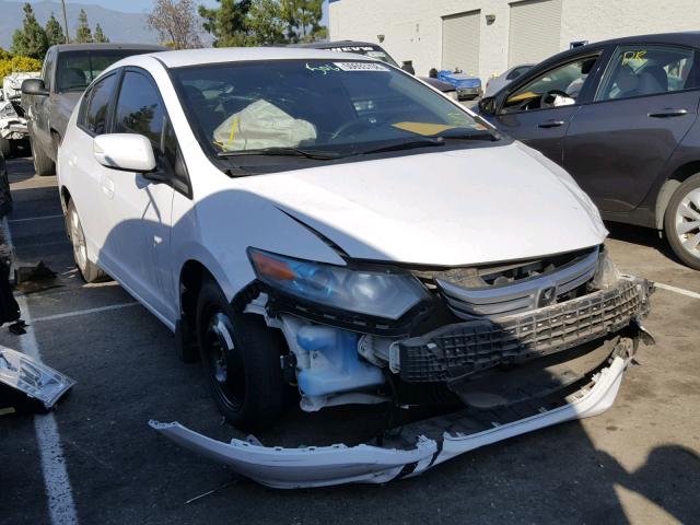 JHMZE2H75AS031139 - 2010 HONDA INSIGHT EX WHITE photo 1