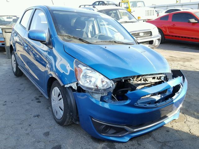 ML32A3HJ7HH018936 - 2017 MITSUBISHI MIRAGE ES BLUE photo 1