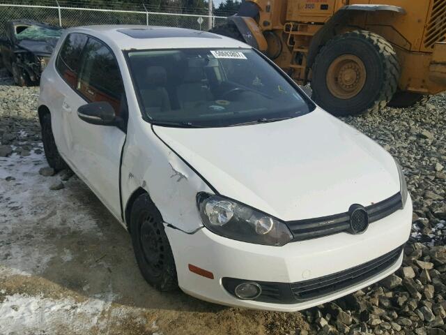 WVWAA7AJ3AW253474 - 2010 VOLKSWAGEN GOLF WHITE photo 1