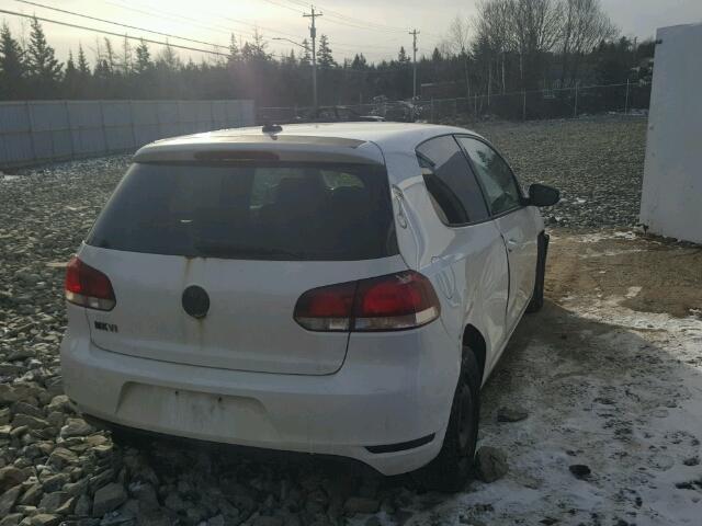 WVWAA7AJ3AW253474 - 2010 VOLKSWAGEN GOLF 白色 照片 4