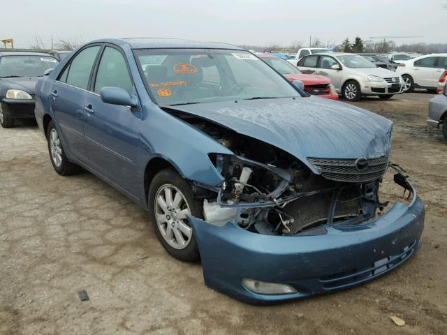 4T1BF32K33U565875 - 2003 TOYOTA CAMRY LE BLUE photo 1