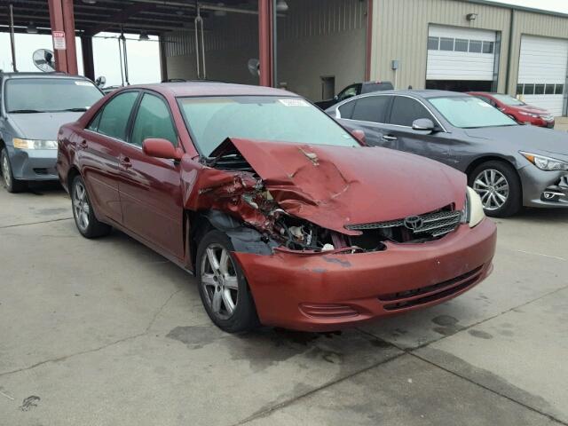 4T1BE32K54U302209 - 2004 TOYOTA CAMRY LE RED photo 1