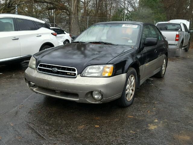 4S3BE896427214869 - 2002 SUBARU LEGACY OUT BLACK photo 2