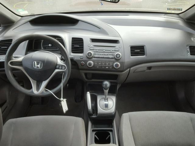 19XFA16539E044160 - 2009 HONDA CIVIC LX GRAY photo 9