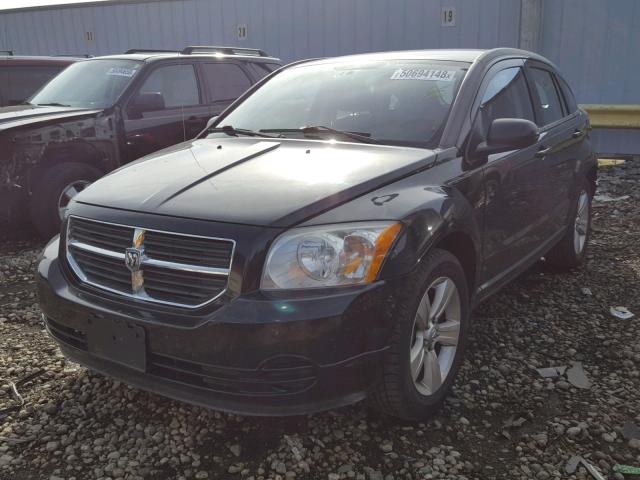 1B3CB4HA2AD532888 - 2010 DODGE CALIBER SX BLACK photo 2