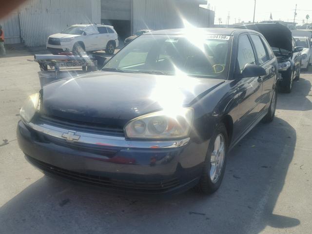 1G1ZT64875F209007 - 2005 CHEVROLET MALIBU MAX შავი ფოტო 2