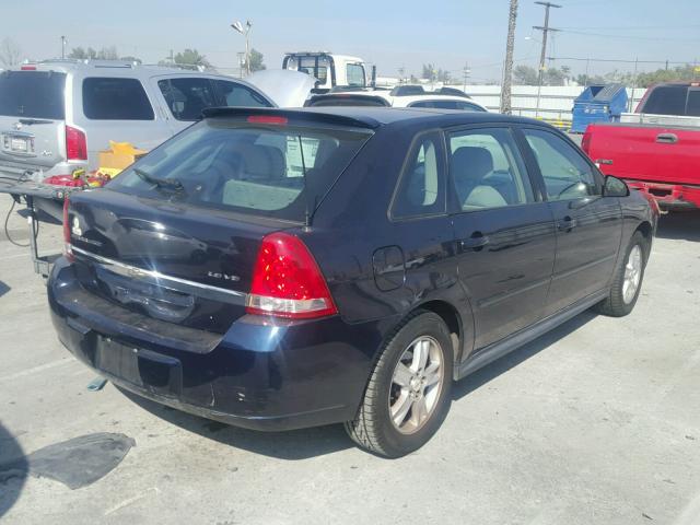 1G1ZT64875F209007 - 2005 CHEVROLET MALIBU MAX შავი ფოტო 4