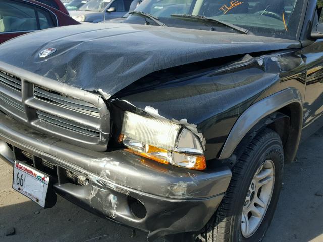 1B4HS38N52F138936 - 2002 DODGE DURANGO SP BLACK photo 9