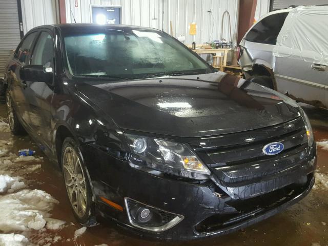 3FAHP0HA2BR154357 - 2011 FORD FUSION SE BLACK photo 1