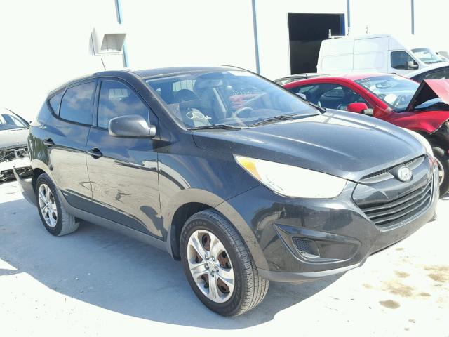 KM8JT3AC8AU071443 - 2010 HYUNDAI TUCSON GLS BLACK photo 1