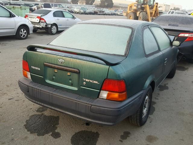 JT2AC52L3T0177042 - 1996 TOYOTA TERCEL STD GREEN photo 4