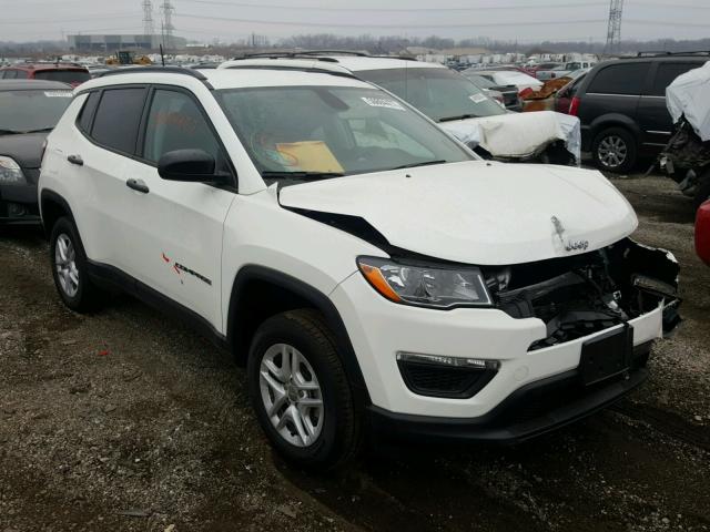 3C4NJDAB2HT668052 - 2017 JEEP COMPASS SP WHITE photo 1