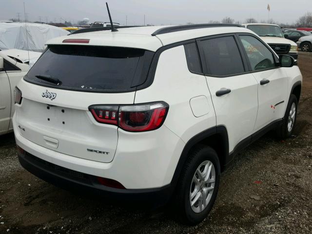 3C4NJDAB2HT668052 - 2017 JEEP COMPASS SP WHITE photo 4