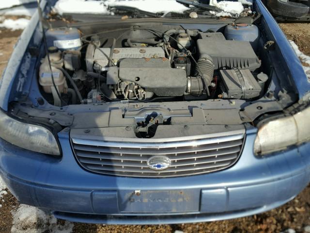 1G1ND52T2XY133166 - 1999 CHEVROLET MALIBU BLUE photo 7