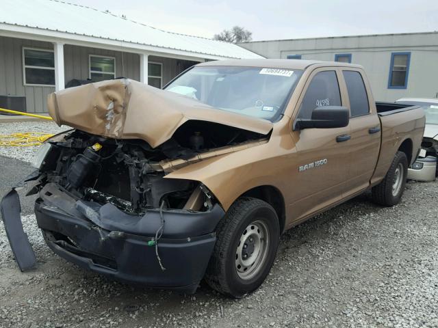 1C6RD6FKXCS116622 - 2012 DODGE RAM 1500 S BROWN photo 2