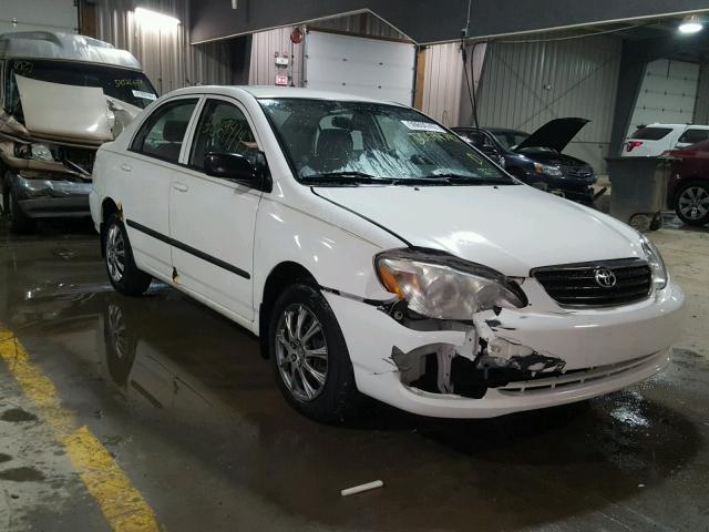 2T1BR32E76C708124 - 2006 TOYOTA COROLLA CE WHITE photo 1