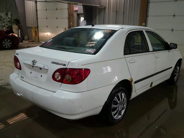 2T1BR32E76C708124 - 2006 TOYOTA COROLLA CE WHITE photo 4