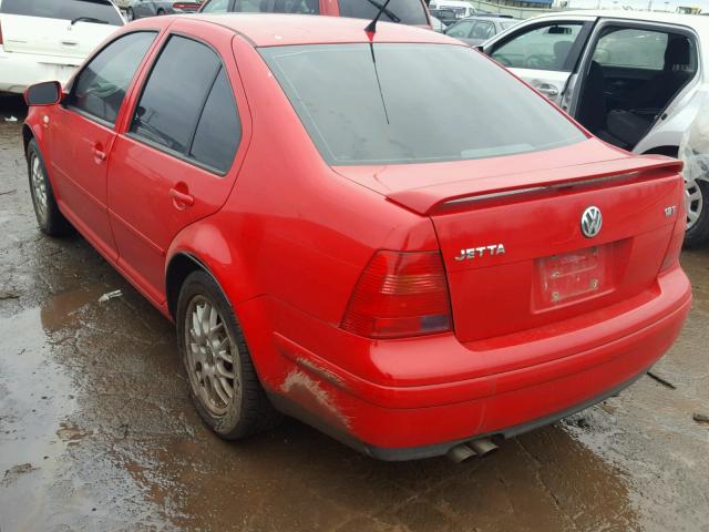 3VWPE69M83M182599 - 2003 VOLKSWAGEN JETTA WOLF RED photo 3