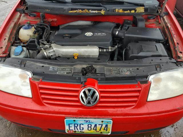 3VWPE69M83M182599 - 2003 VOLKSWAGEN JETTA WOLF RED photo 7